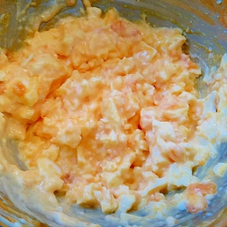 サワークリームで作る卵サラダ